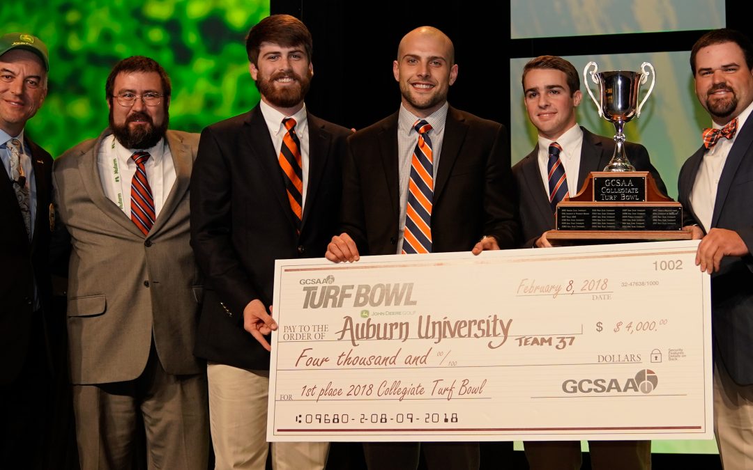 Auburn team brings home championship trophy in 2018 Turf Bowl