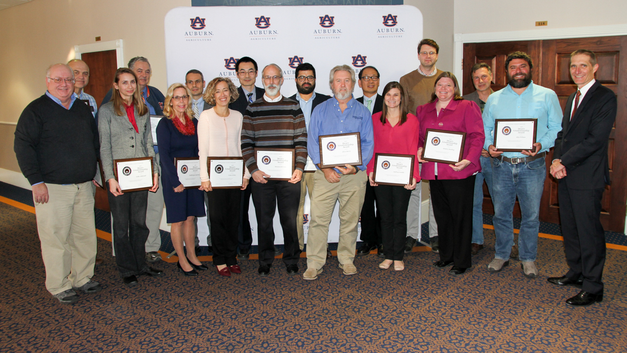 Auburn University College of Agriculture Faculty & Staff Awards 2018