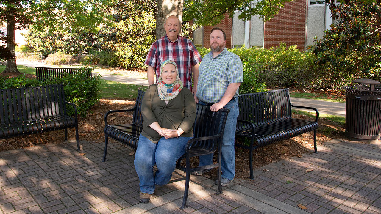 Auburn College of Agriculture research team photo, bacteria and bermudagrass