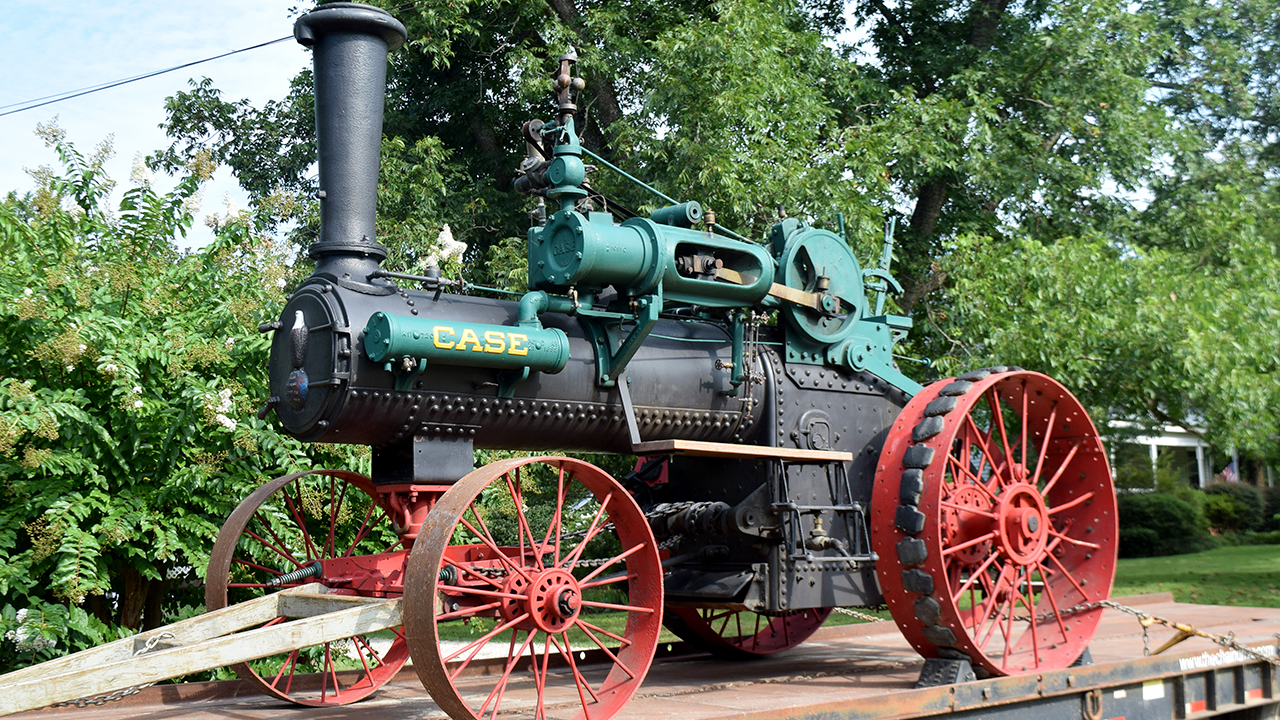 "Old Nancy" 1905 Case steam engine historic tractor, Auburn, Opelika, Alabama, USA