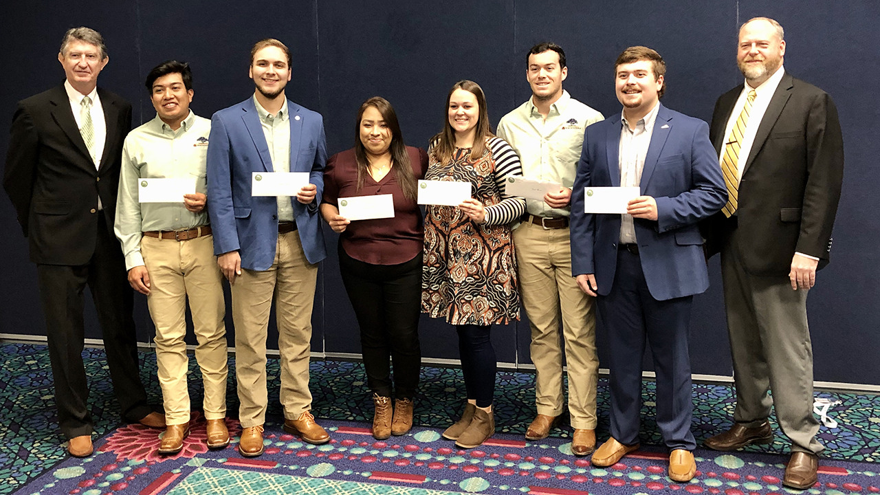 Auburn University, College of Agriculture, students awarded scholarship from ALNLA