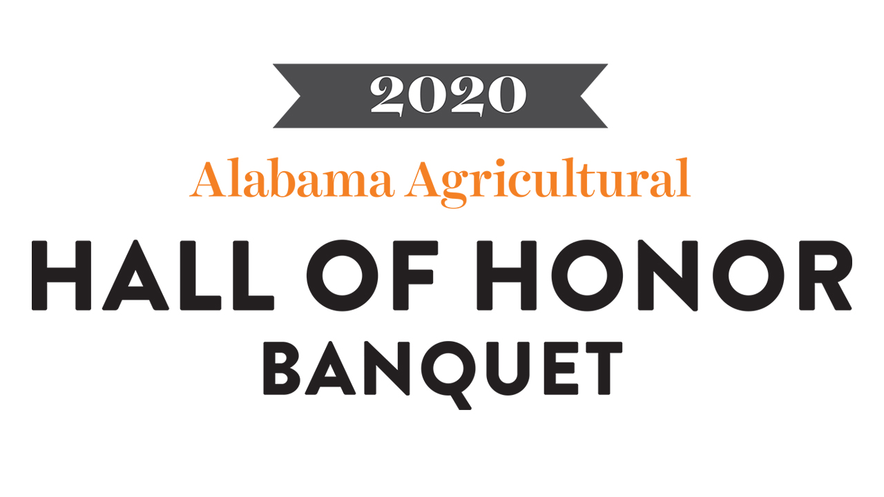 Auburn Alabama Agricultural Hall of Honor Banquet 2020 graphic