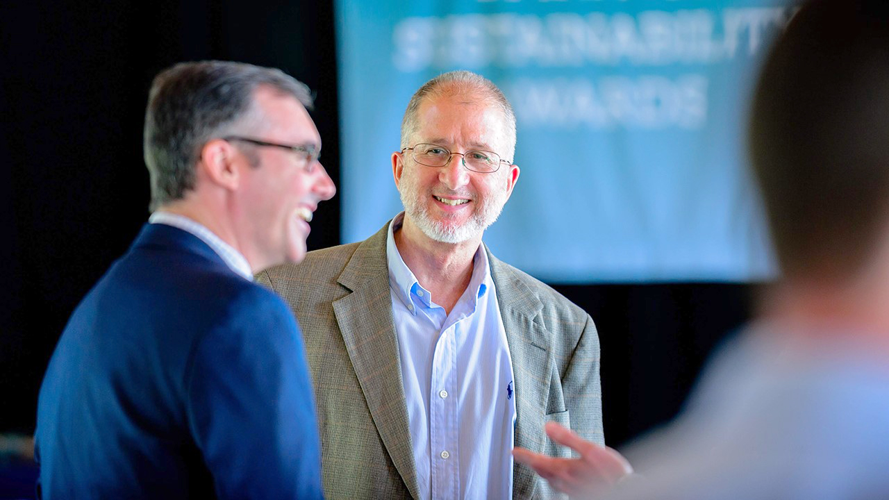 Mark Dougherty, Auburn Biosystems Engineering professor, at the Spirit of Sustainability Awards 2019