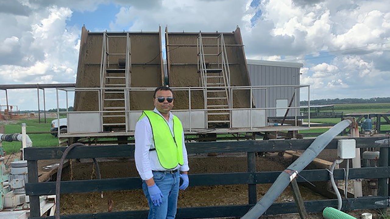 dr rishi prasad with digester