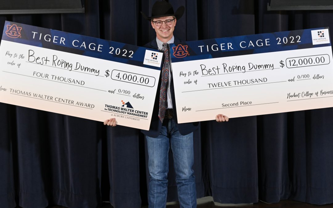 Agricultural communications major takes second in Tiger Cage competition