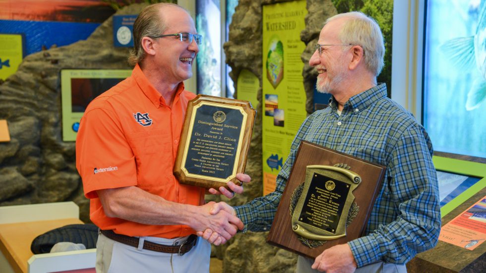 Auburn fisheries department now School of Fisheries, Aquaculture and