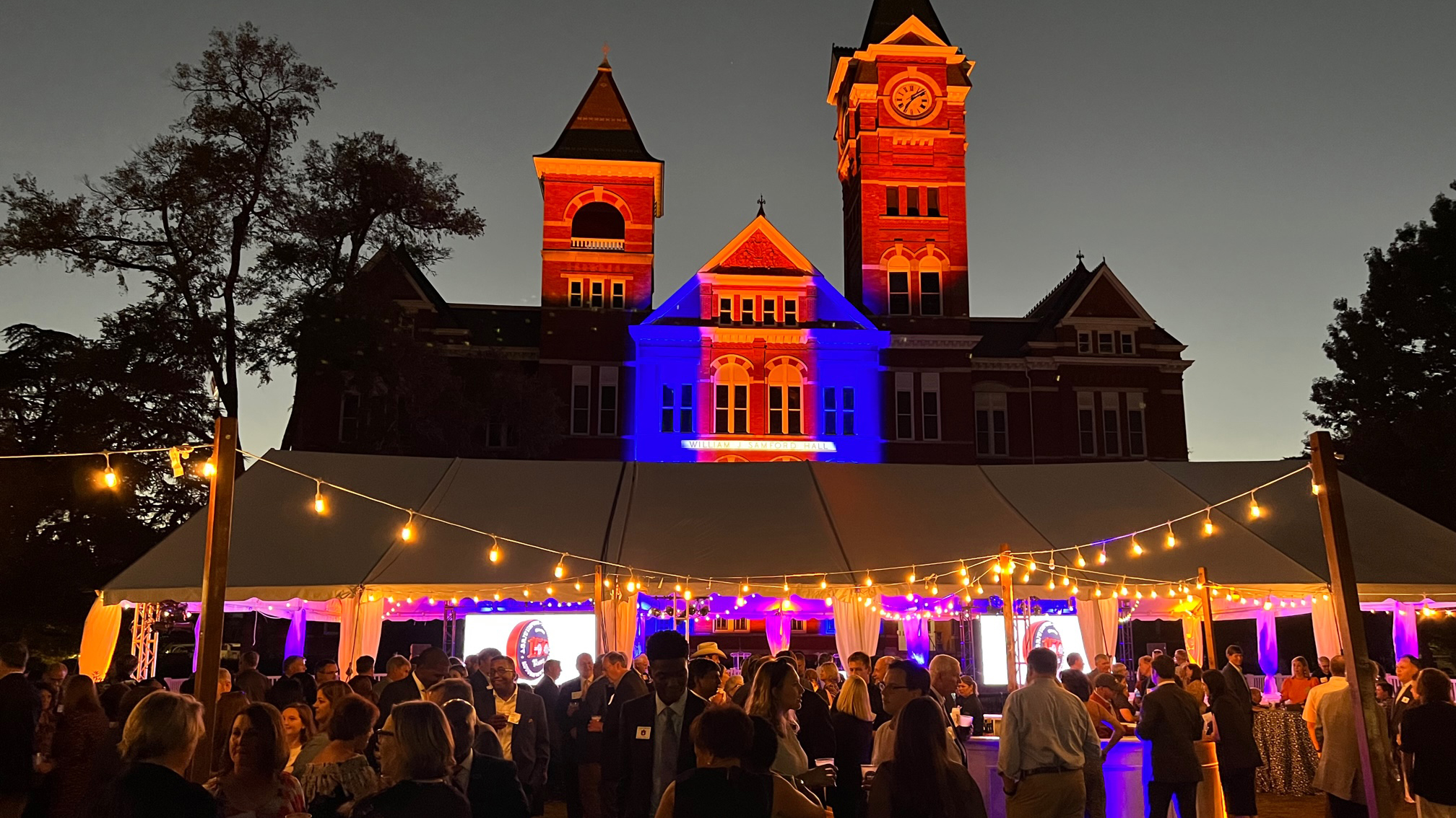 Celebration of the 150th anniversaries of Auburn University's Colleges of Agriculture and Engineering on Samford Lawn