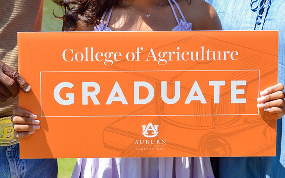 Spring 2023 Graduates to be recognized by Auburn College of Agriculture