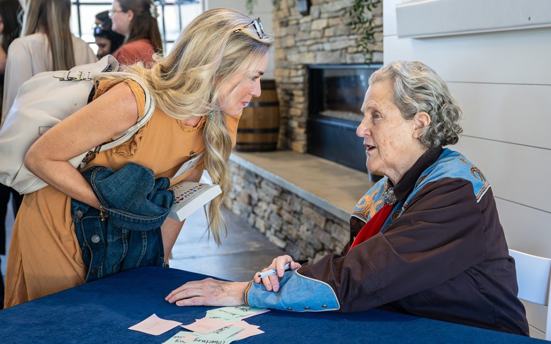 Temple Grandin visits the Auburn College of Agriculture