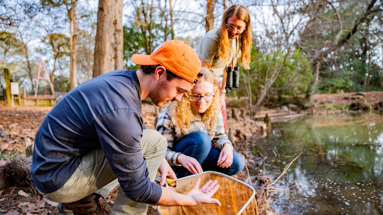 Students conduct research for the environmental sciences program