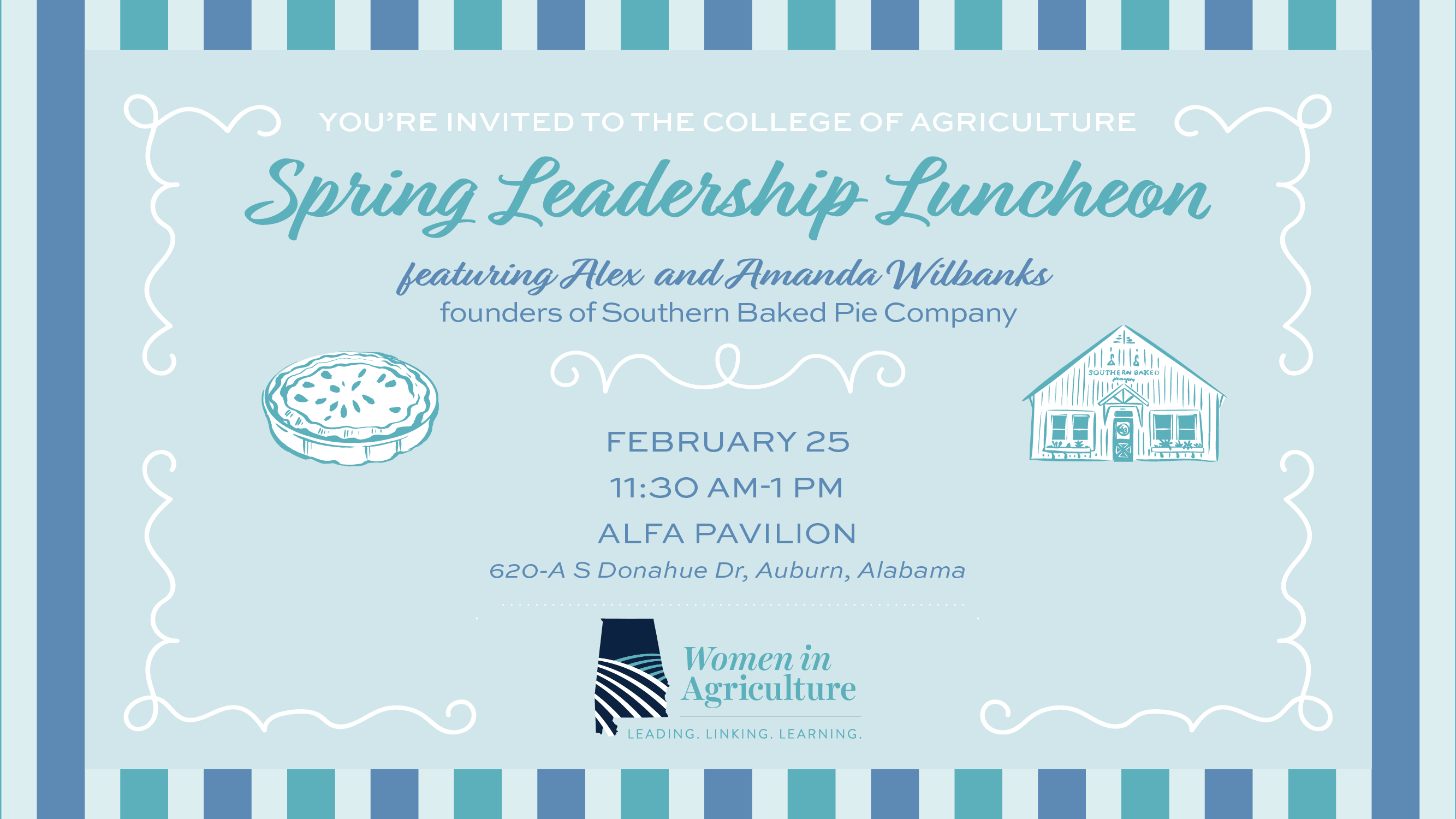 2026-Women-in-Ag-Luncheon-Invite-Social-03 Women-in-Ag-Event-2022-Auburn-University-Hotel-College-Alabama, USA, girl students, exhibit of history, timeline, young professional females in a green, black, white dress