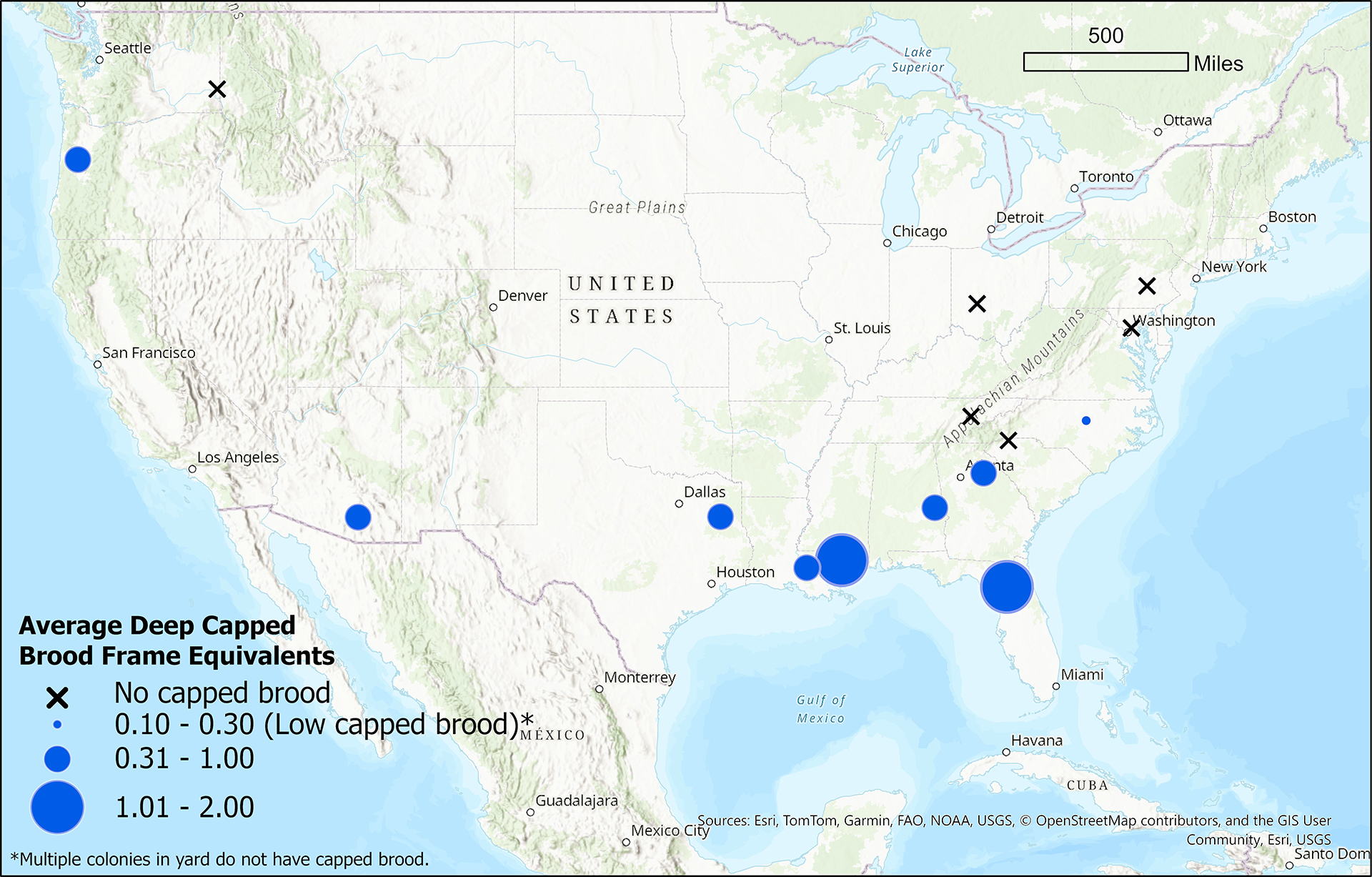 Brood map for the week of January 27, 2026