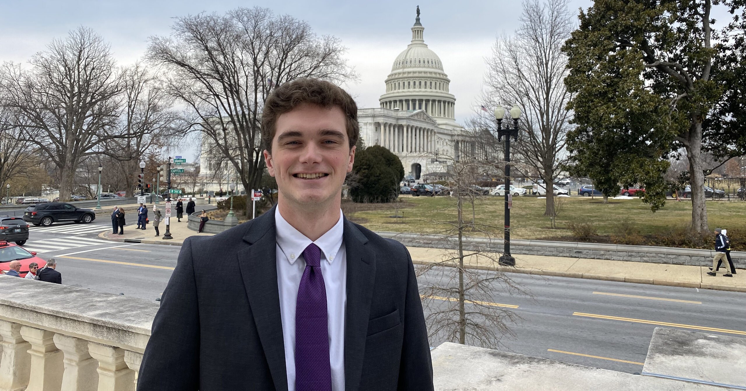 IMG_4664 Duncan McSorley with the U.S. capitol building in the background