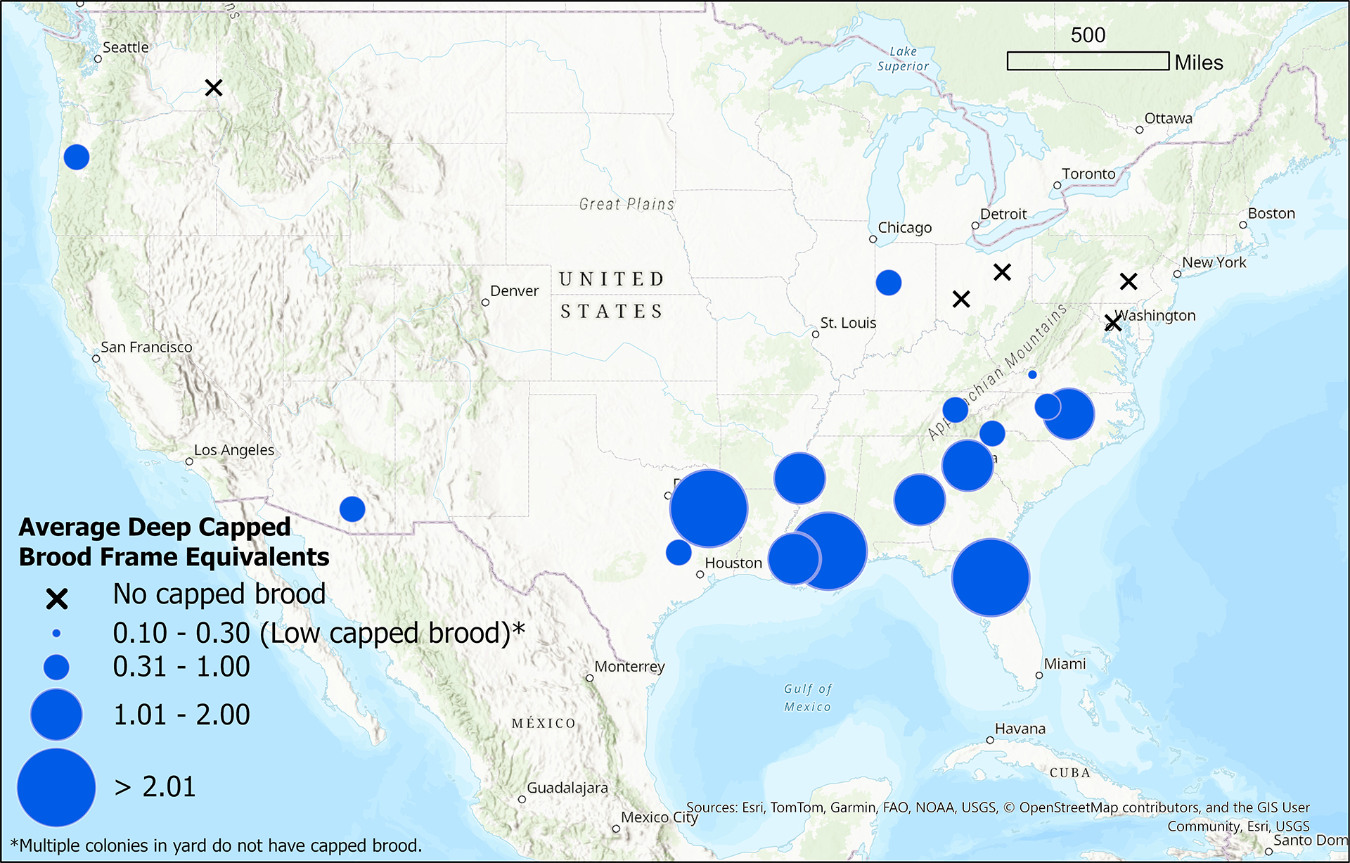 Winter brood map for the week of Feb. 25, 2026